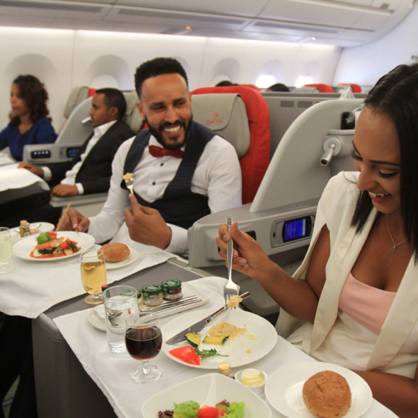 Ethiopian airlines   bid on class upgrade