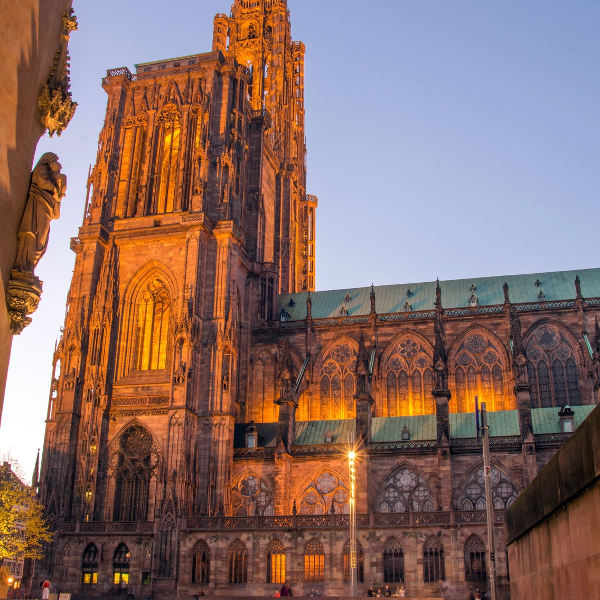 strasbourg gothic cathedral notre dame