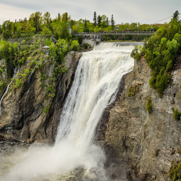 waterfall dam